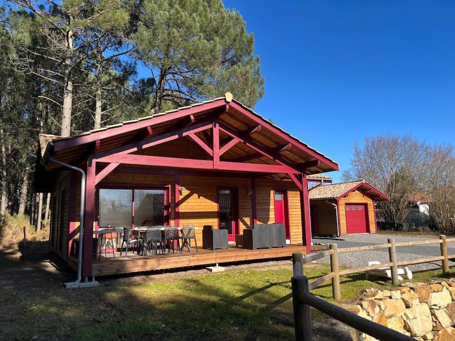 Maison Neuve 3 Etoiles Les Logis Du Lac Sanguinet Exteriör bild